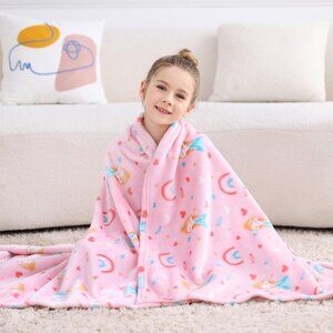 Softan Princess Blanket for Girls, Kids Throw Blanket for Boys and Girls Soft Co